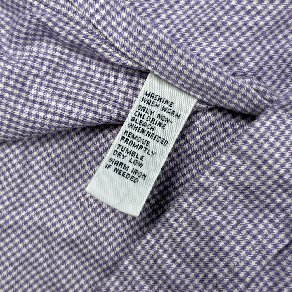 Ralph Lauren Button Down Shirt Sz M Check Long Sleeve Casual  Dad Business‎ - Picture 5 of 8